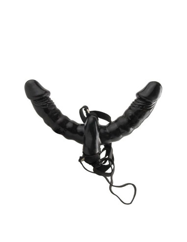 FETISH FANTASY SERIES – VIBRUOJANTIS DVIGUBO MALONUMO STRAP-ON.