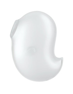 SATISFYER – „CUTIE GHOST“ VIBRATORIUS ŽENKLAS, BALTASIS