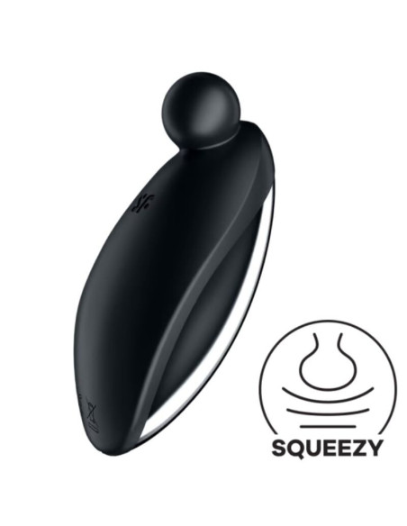 SATISFYER – „SPOT ON 2“ JUODAS VIBRATORIUS ŽIEDAS