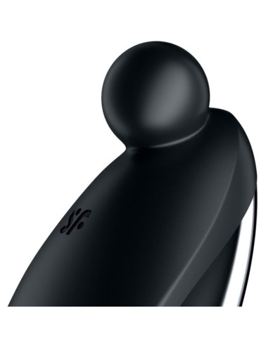 SATISFYER – „SPOT ON 2“ JUODAS VIBRATORIUS ŽIEDAS