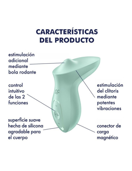 SATISFYER - EXCITERRR klitorio vibratorius su mėtomis
