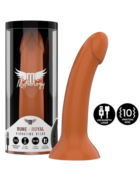 MYTHOLOGY - RUNE ROYAL DILDO M - VIBRATORIUS WATCHME SUDERINAMAS SU BELAIDE TECHNOLOGIJA
