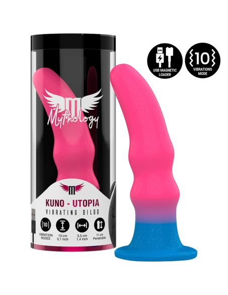 MYTHOLOGY - KUNO UTOPIA DILDO S - VIBRATORIUS WATCHME BELAIDĖS TECHNOLOGIJOS RYŠYS
