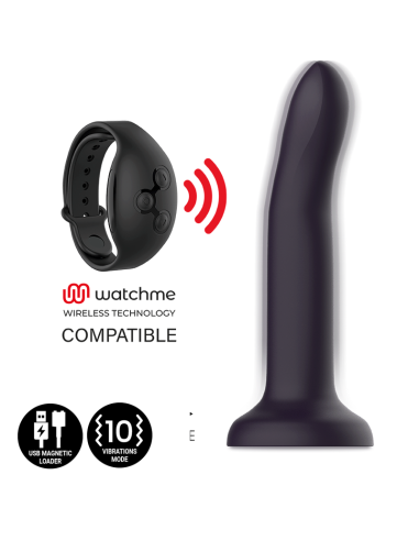 MYTHOLOGY - DUMAN MYSTIC DILDO L - VIBRATORIUS STIPRUS, SUDERINAMAS SU WATCHME BELAIDE TECHNOLOGIJA