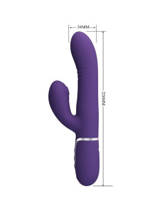 PRETTY LOVE - MULTIFUNCTION G-SPOT VIBRATOR PURPLE 2