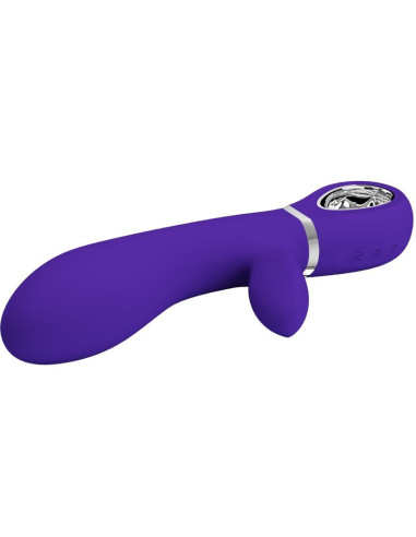 PRETTY LOVE - THOMAS daugiafunkcis G-SPOT vibratorius violetinis