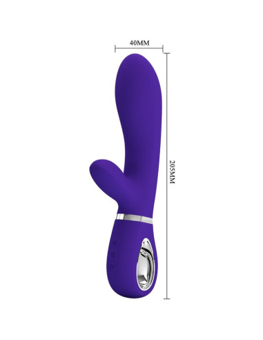 PRETTY LOVE - THOMAS daugiafunkcis G-SPOT vibratorius violetinis