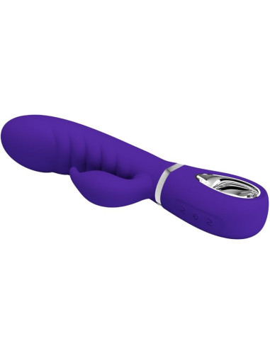 PRETTY LOVE - PRESCOTT DAUGIAFUNKCINIS G-SPOT VIBRATORIUS VIOLETINIS