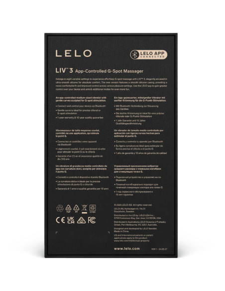LELO - LIV 3 G-SPOT STIMULATOR VIOLET
