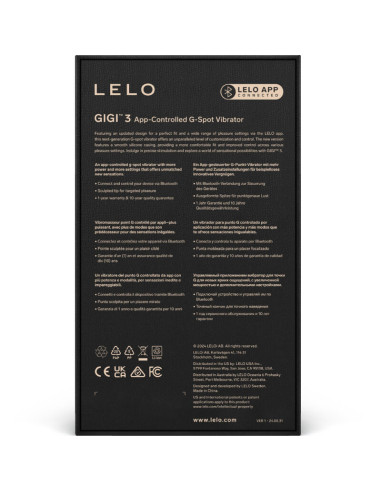 LELO - GIGI 3 G-SPOT VIBRATORIUS ROŽINIS