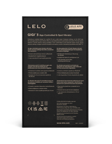 LELO - GIGI 3 G-SPOT VIBRATORIUS ROŽINIS