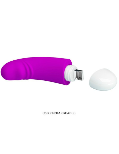 PRETTY LOVE – LUTHER MINI VIBRATORIUS 30 VIBRACIJOS REŽIMŲ