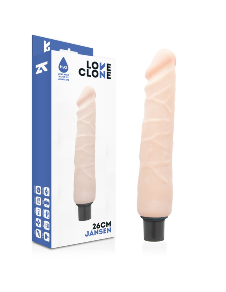 LOVECLONE - JANSEN SELF LUBRICATION VIBRATOR 26 CM -O- 4.2 CM