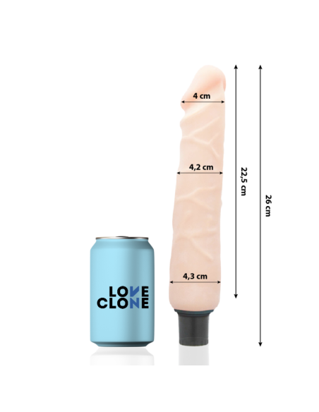 LOVECLONE - JANSEN SELF LUBRICATION VIBRATOR 26 CM -O- 4.2 CM