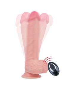 ROCKARMY - SKYSTO SILIKONINIS VIBRATORIUS PREMIUM APACHE NUOTOLINIO VALDYMO 20,5 CM -O- 4,62 CM 2