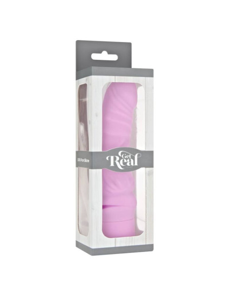 GET REAL - MINI KLASIKINIS G-SPOT VIBRATORIUS ROŽINIS
