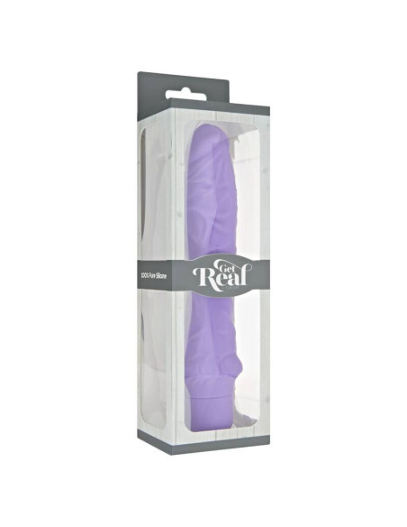 GET REAL - KLASIKINIS DIDELIS VIOLETINIS VIBRATORIUS