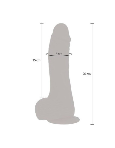 GET REAL – AUGANT IR ŽEMYN BESUKANTIS VIBRUOJAMAS DILDO ODOS STIPRUS