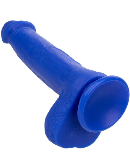 CALEXOTICS - ADMIRAL CAPTAIN REALISTINIS DILDO VIBRATORIUS MĖLYNAS