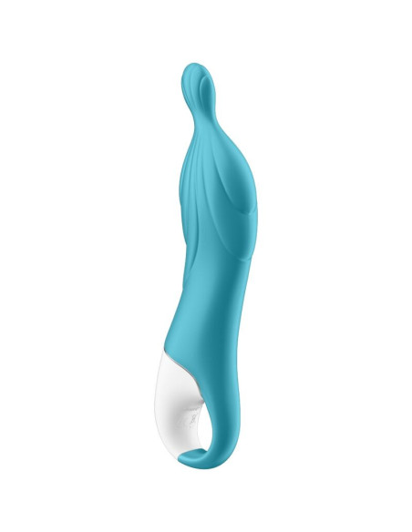 SATISFYER - NUOSTABUS 2 TAŠKŲ VIBRATORIUS TURKISO SPALVOS