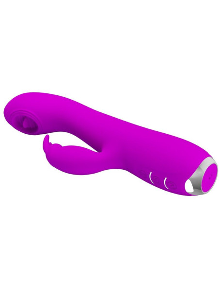 PRETTY LOVE - ĮKRAUNAMAS RACHEL VIBRATORIUS GERAS SU VIOLETINIU SIUBTUVU