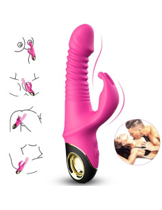 ARMONY - ZING DILDO VIBRATOR RABBIT FUCHSIA 2