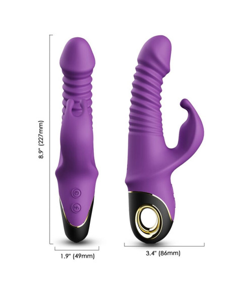 ARMONY - ZING DILDO VIBRATOR RABBIT PURPLE