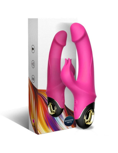 ARMONY - METEROR DILDO VIBRATOR RABBIT ROTATOR FUCHSIA
