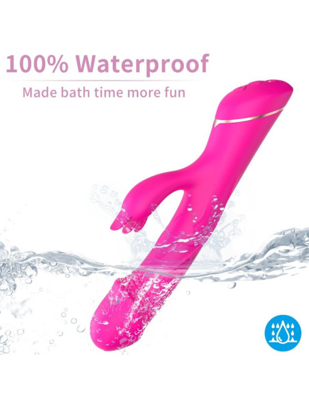 ARMONY - DILDO VIBRATOR RABBIT SILICONE FUCHSIA