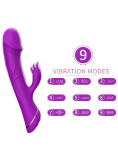 ARMONY - DILDO VIBRATOR RABBIT SILICONE PURPLE
