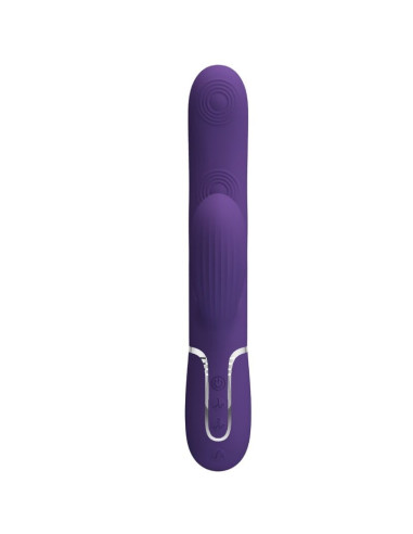 PRETTY LOVE - PERLITA G-SPOT VIBRUOJAMAS 3 IN 1 DAUGIAFUNKCIS VIOLETINIS
