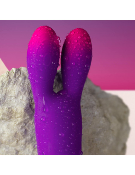 ROCKS-OFF - GLO-GIRL KISIUKO VIOLETINIS LANKSTUS VIBRATORIUS ŽENKLAS