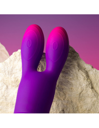 ROCKS-OFF - GLO-GIRL KISIUKO VIOLETINIS LANKSTUS VIBRATORIUS ŽENKLAS
