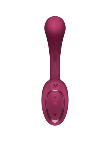 SATISFYER - G FOR GODDESS 2 RABBIT VIBRATOR BOTTLE BORDEAUX