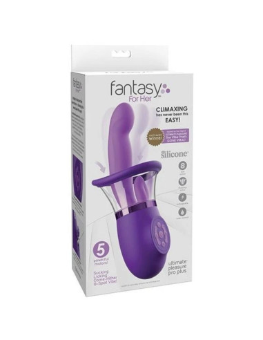 FANTASY FOR HER - ULTIMATE PLEASURE PRO PLUS RABBIT VIBRATOR PURPLE 20.3 CM