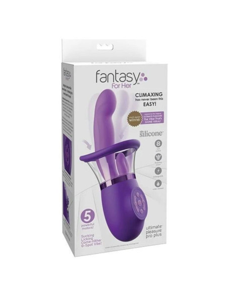 FANTASY FOR HER - ULTIMATE PLEASURE PRO PLUS RABBIT VIBRATOR PURPLE 20.3 CM