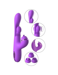 FANTASY FOR HER - INTIMOTION PULSE PRO VIBE RABBIT VIBRATOR PURPLE