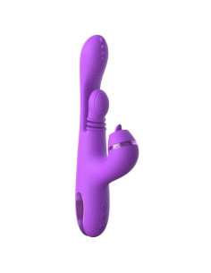 FANTASY FOR HER - INTIMOTION PULSE PRO VIBE RABBIT VIBRATOR PURPLE 2