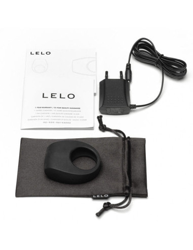 LELO - TOR II JUODAS VIBRAVIRAVIMO ŽIEDAS