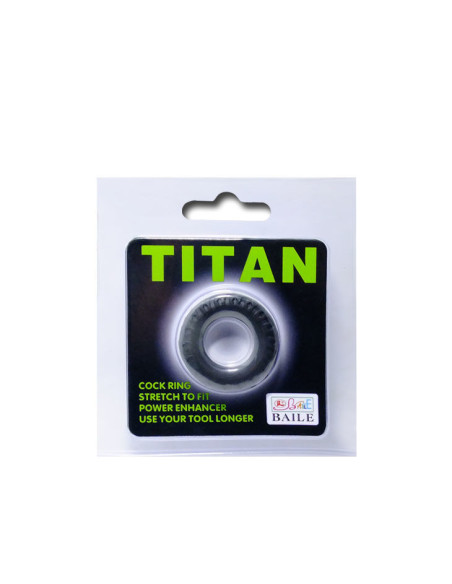 BAILE - TITAN COCKRING BLACK GREEN 2 CM