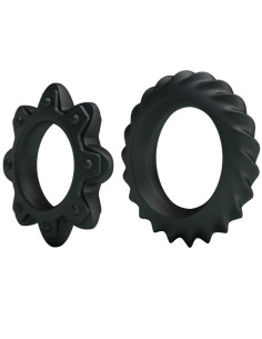 BAILE - KIT 2 RING FLOWERING SILICONE RINGS