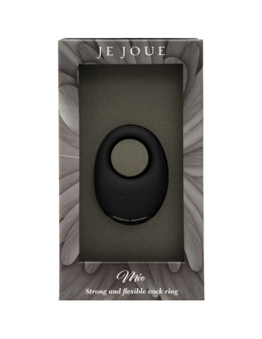 JE JOUE - MIO VIBRATORIAUS ŽIEDAS JUODAS