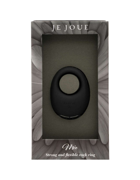 JE JOUE - MIO VIBRATORIAUS ŽIEDAS JUODAS