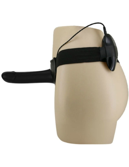 PRETTY LOVE - VITO STRAP ON WITH HOLLOW DILDO AND VIBRATION 17.3 CM