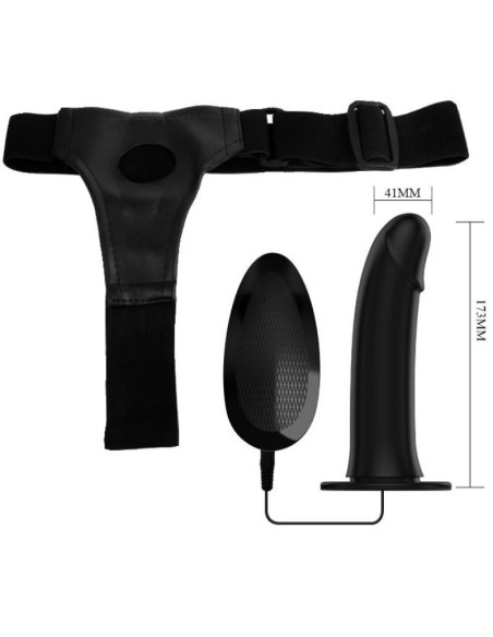 PRETTY LOVE - VITO DIRŽELIS SU TUŠČIAVU DILDO IR VIBRACIJA 17,3 CM