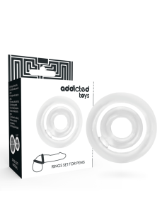 ADDICTED TOYS - POTENZ- C-RING PENIS CLEAR 2
