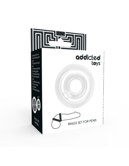ADDICTED TOYS - POTENZ- C-RING PENIS CLEAR