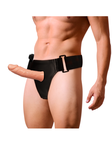 HARNESS ATTRACTION - RNES TUŠČIAVUČIAS BENNY SU VIBRUOTU 15 CM -O- 4,5 CM