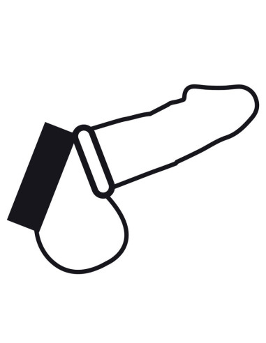 DARKNESS - METAL RING FOR THE PENIS AND TESTICLES