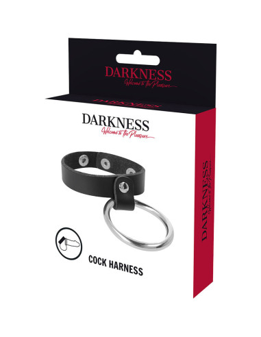DARKNESS - metalinis žiedas varpai ir sėklidėms